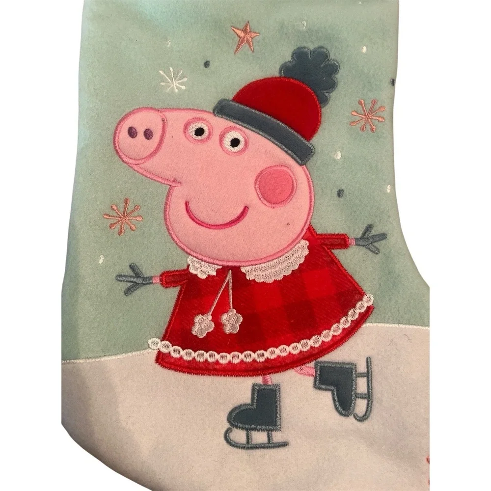 New Peppa Pig Christmas Holiday Stocking 16
